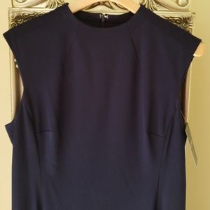 Ralph Lauren Navy Dress-New with Tags